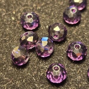 Violet Austria Faceted Beads